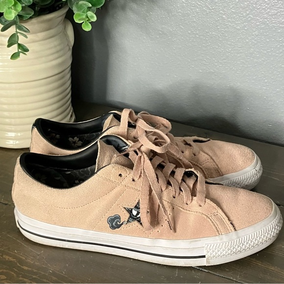 Converse One Star Pro Clay Pink Suede Skate Shoe Women 10 - Picture 5 of 9
